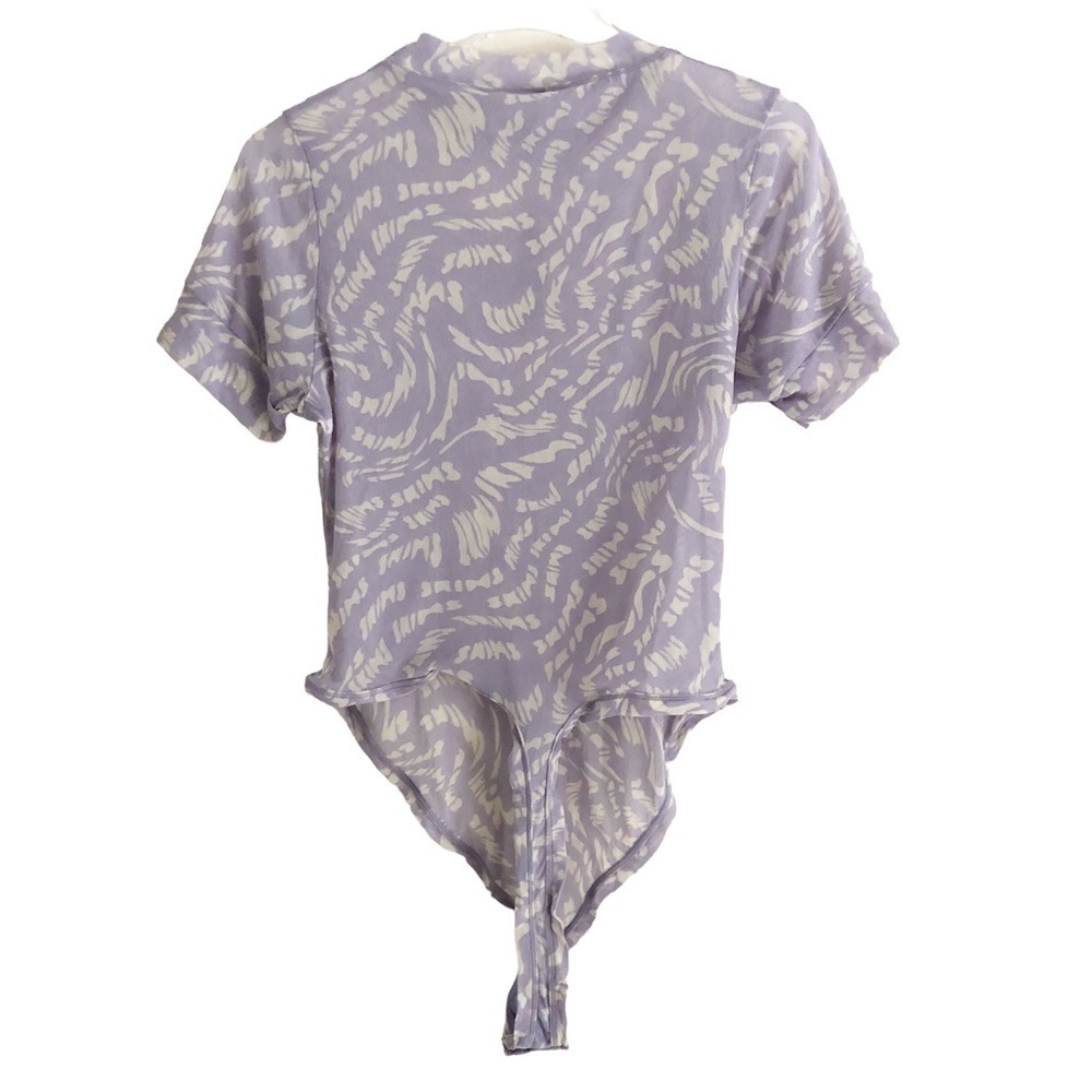 Skims NWT Lilac Swirl Summer Mesh T-shirt Bodysuit 4X - Picture 5 of 11